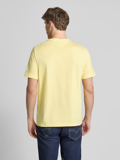 Tommy Hilfiger T-Shirt mit Label-Print Gelb 5