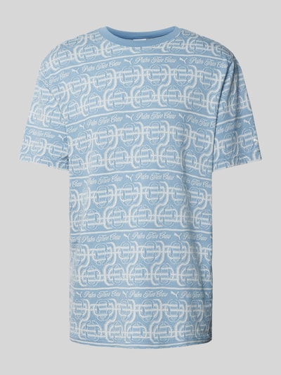 PUMA PERFORMANCE T-shirt met all-over motief Lichtblauw - 2