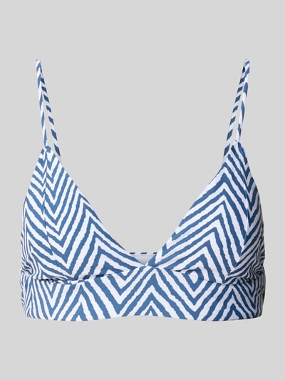 Barts Bikinitop met labelapplicatie, model 'YANKUN' Blauw - 1