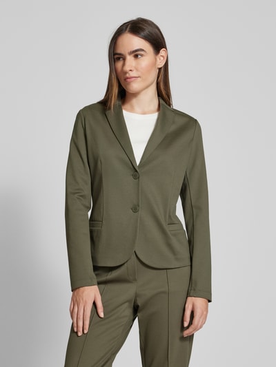 s.Oliver RED LABEL Blazer in unifarbenem Design mit Paspeltaschen Khaki 4