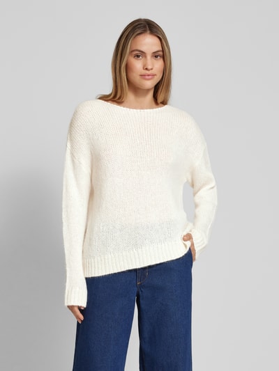 JOOP! Strickpullover mit Rundhalsausschnitt Offwhite 4