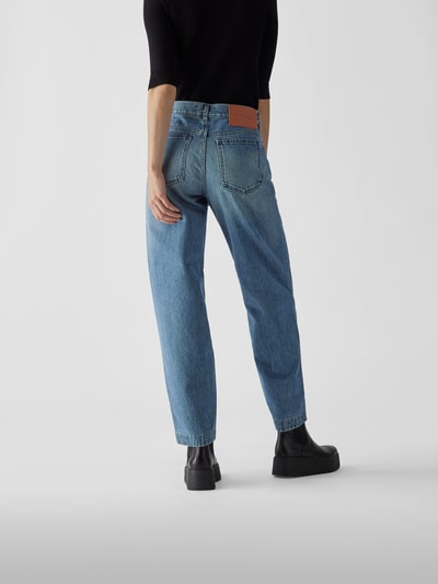 Victoria Beckham Mid Rise Jeans im Straight Fit Blau 5