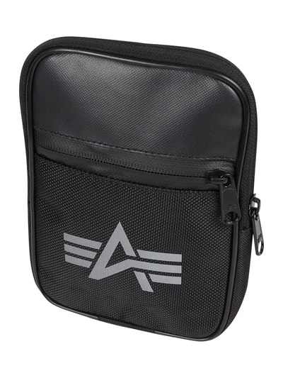 Alpha Industries Torba na ramię z odblaskowym logo Czarny 3