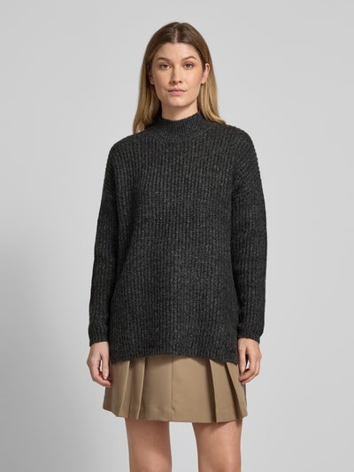 QS Strickpullover mit Stehkragen und Woll-Anteil Offwhite 4