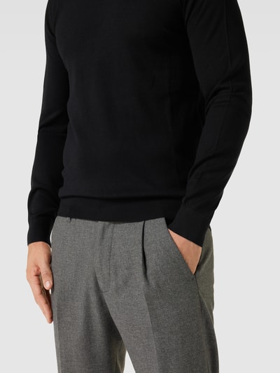 Marc O'Polo Rollkragenpullover aus reiner Schurwolle Black 3