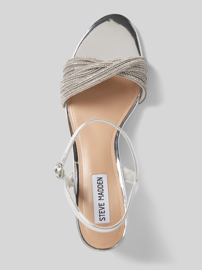 Steve Madden Sandalette mit Strasssteinbesatz Modell 'ISMERIA' Silber 3