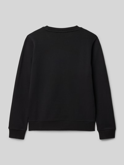 Calvin Klein Jeans Sweatshirt mit Label-Print und Rundhalsausschnitt Black 3