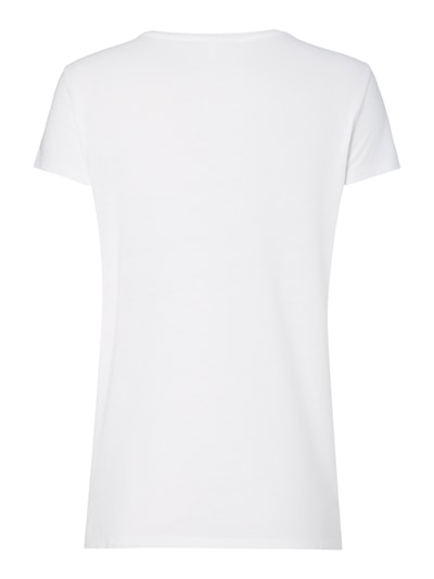 Jake*s Casual T-Shirt mit Print Weiss 3