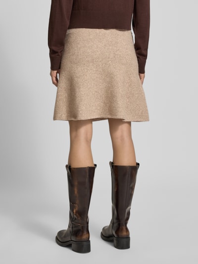 Neo Noir Minirock mit elastischem Bund Modell 'Gisa' Beige Melange 5