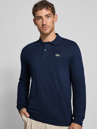 Lacoste Koszulka polo o kroju Regular Fit z czystej bawełny Granatowy 3