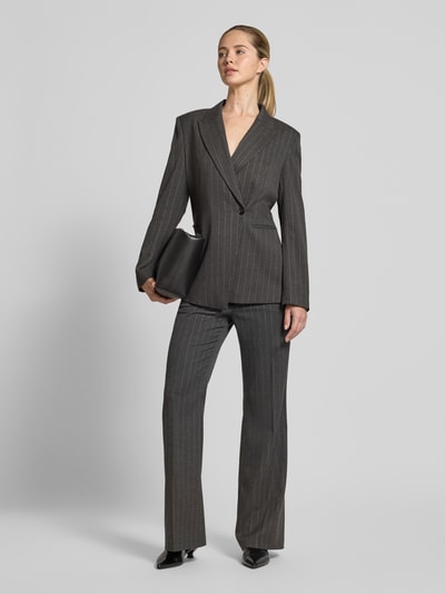 Style Icon Collection Żakiet z lurexowymi cienkimi prążkami – wyselekcjonowany przez Isabelle Hartmann Średnioszary 1