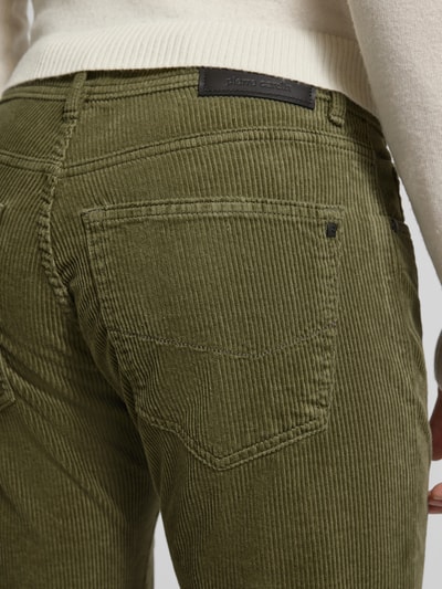 Pierre Cardin Regular Fit Cordhose mit Eingrifftaschen Modell 'Laval' Oliv 3
