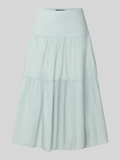 Lauren Ralph Lauren Midirock im Stufen-Look Modell 'TAYVRETTE' Hellgruen Melange 2