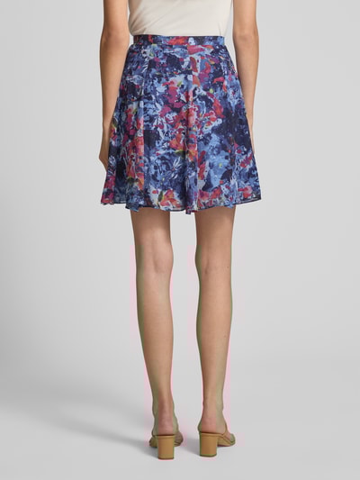 Lauren Ralph Lauren Minirock in A-Linie Modell 'SHASLEY' Bleu Melange 5