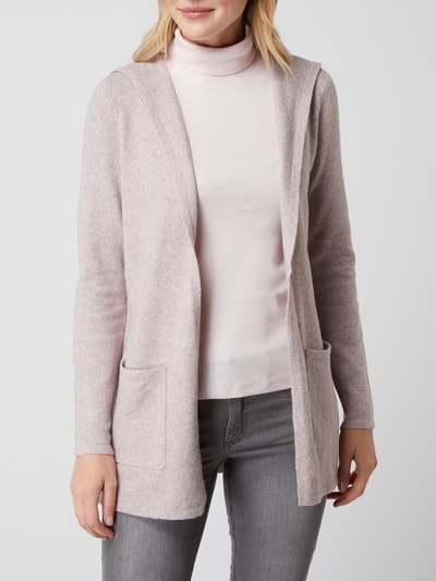 Vero Moda Cardigan met capuchon, model 'Doffy' Roze - 4