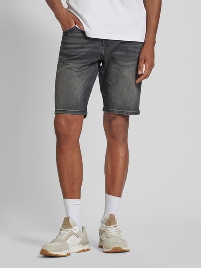 BOSS Orange Regular Fit Jeansshorts im 5-Pocket-Design Anthrazit 4