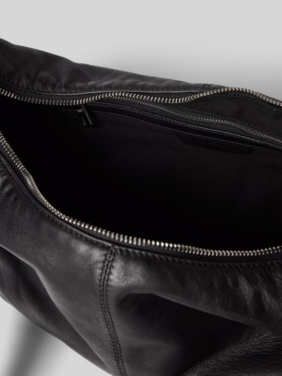 LIEBESKIND BERLIN Schoudertas van echt leer, model 'Hobo' Zwart - 5