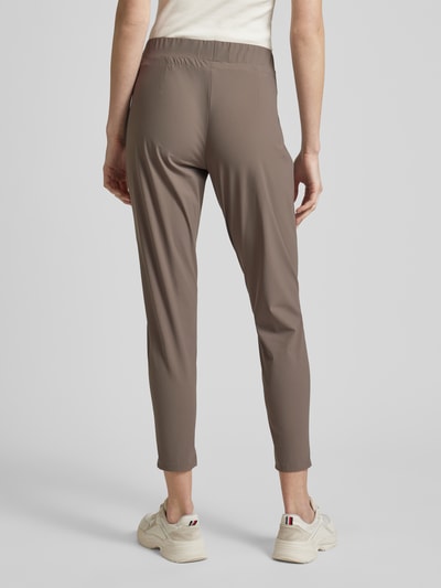 MAC Spodnie o kroju tapered fit z kieszeniami zapinanymi na zamek błyskawiczny model ‘EASY ACTIVE’ Błotnisty 5