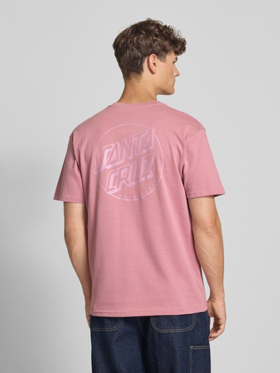 SANTA CRUZ T-Shirt mit Label-Print Rot 5