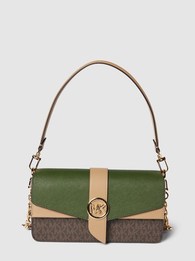 MICHAEL Michael Kors Handtasche mit Label-Details Modell 'GREENWICH' Khaki 2