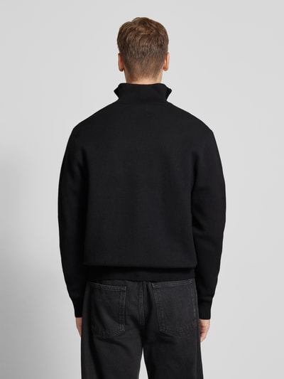 Jack & Jones Schipperstrui met opstaande kraag, model 'VESTERBRO' Zwart - 5