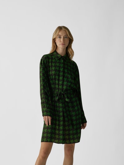 Nina Ricci Minikleid mit Taillengürtel Grün 4
