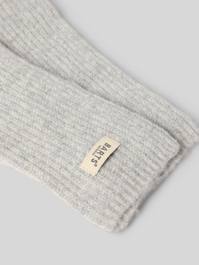 Barts Handschuhe im fingerlosen Design Modell 'Darty' Silber Melange 2