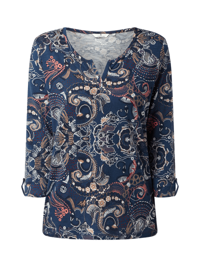 Tom Tailor Shirt mit Paisley-Muster  Dunkelblau 2