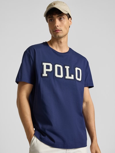 Polo Ralph Lauren Classic Fit T-Shirt mit Label-Stitching Marine 3