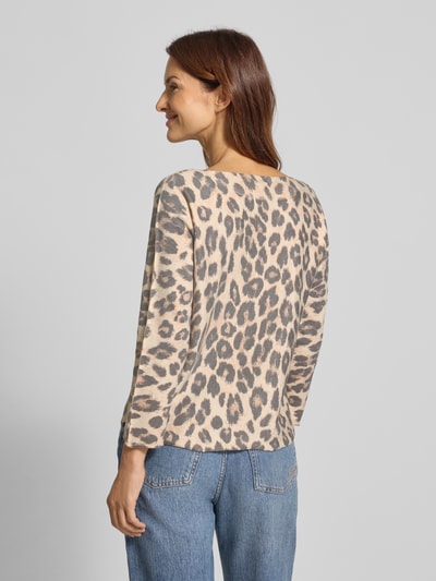 ZABAIONE Gebreide pullover met ronde hals Middenbruin - 5