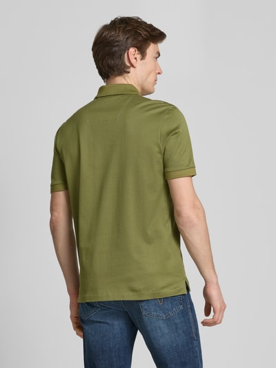 BOSS Regular Fit Poloshirt mit Label-Detail Modell 'Parlay' Gruen 5