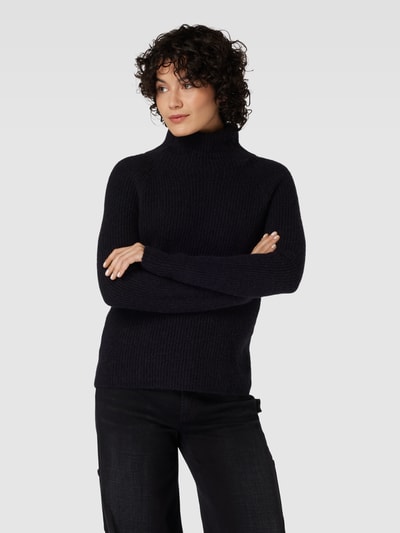 BOSS Black Women Strickpullover aus Alpaka-Mix mit Stehkragen Modell 'Falodan' Black 4