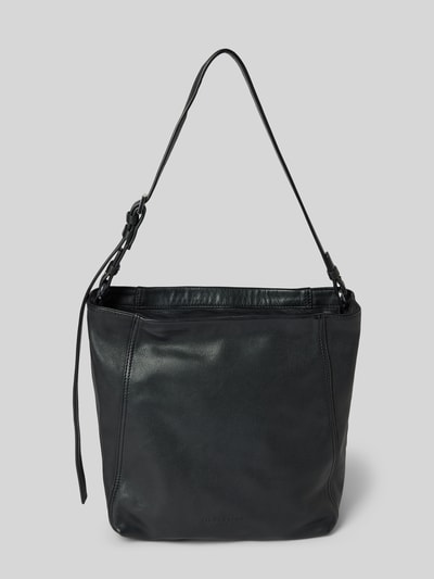 LIEBESKIND BERLIN Handtasche aus Leder mit Label-Detail Modell 'CHUDY' Black 2