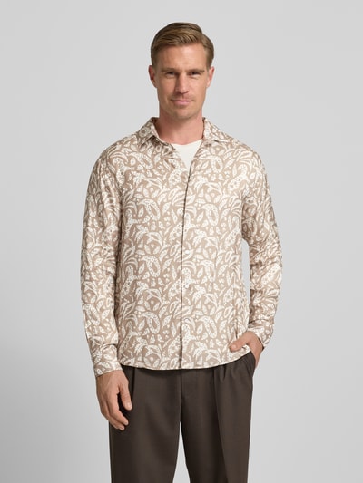 JOOP! COLLECTION Loose Fit Freizeithemd aus Viskose Modell 'Matty' Sand 4