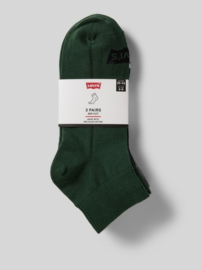 Levi's® Socken mit Label-Detail im 3er-Pack Dunkelgruen 3