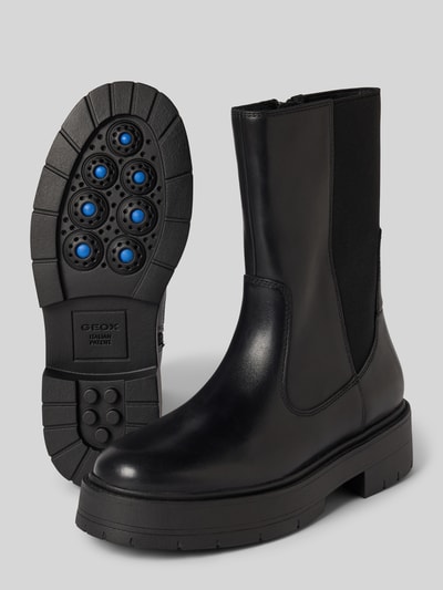 Geox Stiefeletten aus Leder mit Plateausohle Modell 'SPHERICA' Black 4