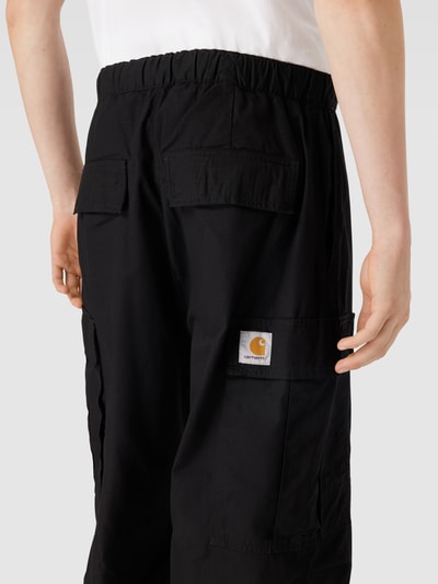 Carhartt Work In Progress Cargohose mit elastischem Bund Modell 'JET' Black 3