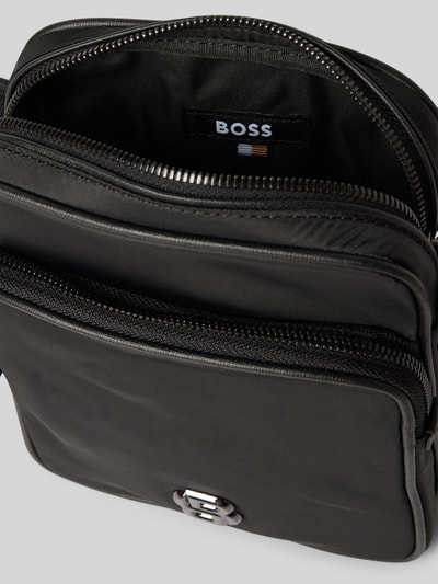 BOSS Umhängetasche aus softem Twill Black 5