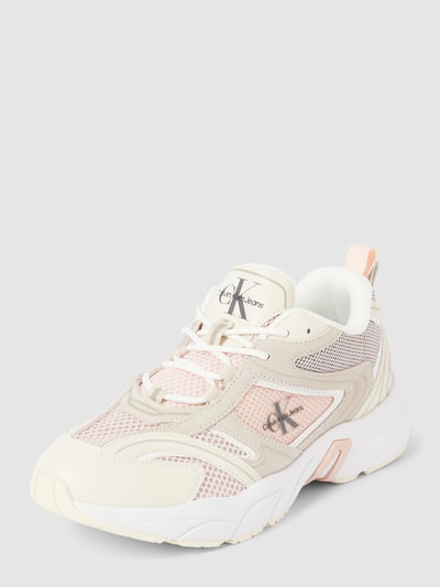 Calvin Klein Jeans Chunky Sneaker mit Label-Details Modell 'RETRO TENNIS' Hellrosa 1