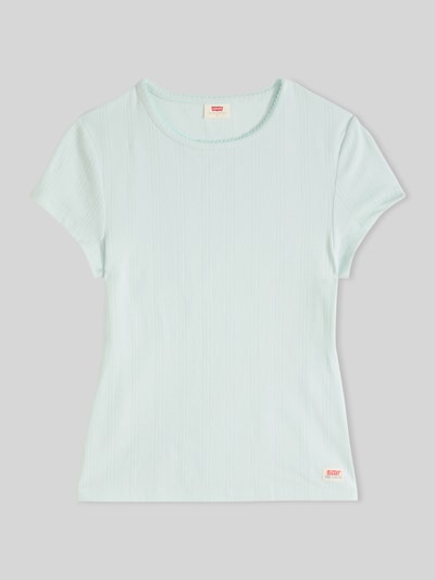 Levi's® Regular Fit T-Shirt mit Rundhals Hellblau 2