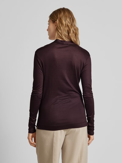 Someday Longsleeve mit tiefem V-Ausschnitt Modell 'Kemara' Bordeaux 5