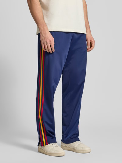 adidas Originals Regular Fit Trackpants mit Kontraststreifen Modell 'FIREBIRD' Dunkelblau 4