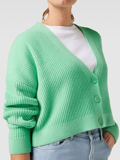 Armedangels Cardigan met knoopsluiting, model 'DAMIRAA' Groen - 3