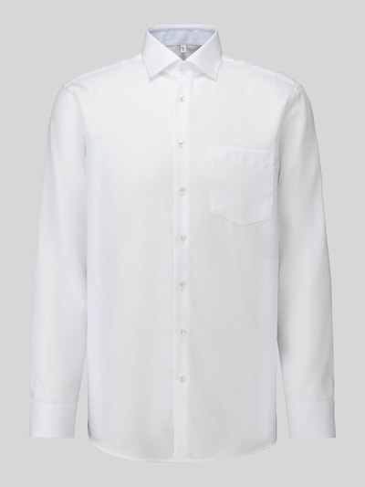 Seidensticker Regular Fit Businesshemd aus reiner Baumwolle Modell 'New Kent Patch' Weiss 2