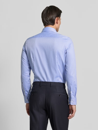 Seidensticker Slim Fit Businesshemd aus reiner Baumwolle Bleu 5