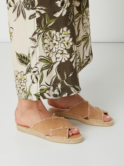 Castañer Pantolette aus Textil Modell 'Palmera' Camel 3