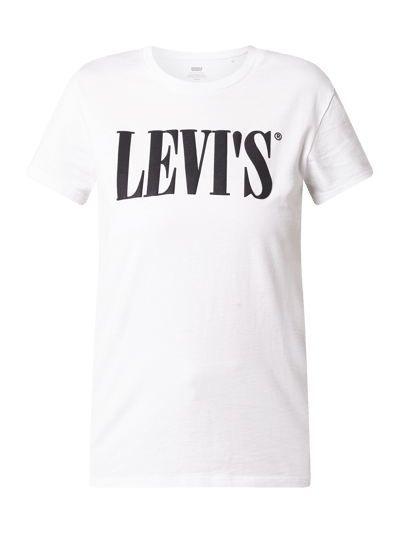 Levi's® T-Shirt aus Baumwolle mit Logo-Print  Offwhite 2