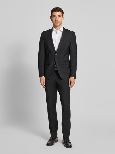 ROY ROBSON Extra slim pak in effen design Zwart - 1