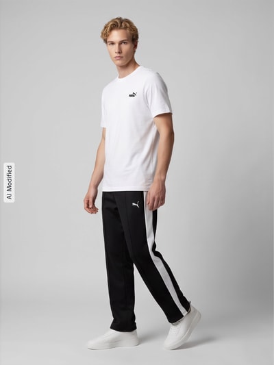 PUMA Performance Regular Fit T-Shirt aus reiner Baumwolle Weiss 1