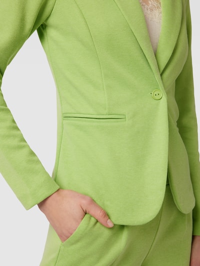 ICHI Blazer mit Reverskragen und Strukturmuster Modell 'KATE' Neon Gruen 3